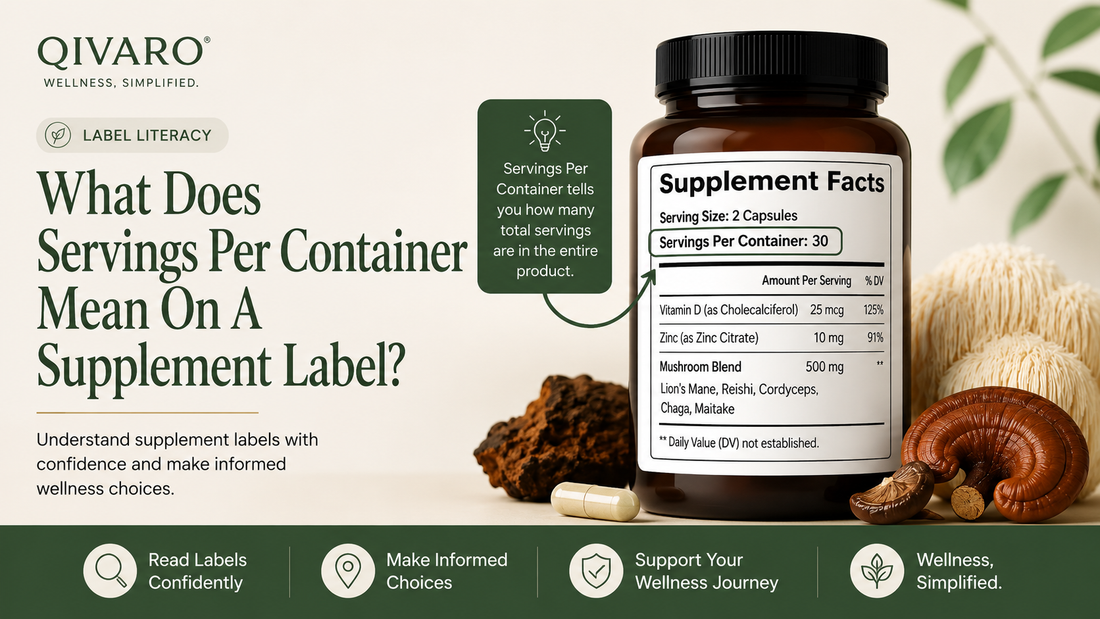 What Does Servings Per Container Mean On A Supplement Label?