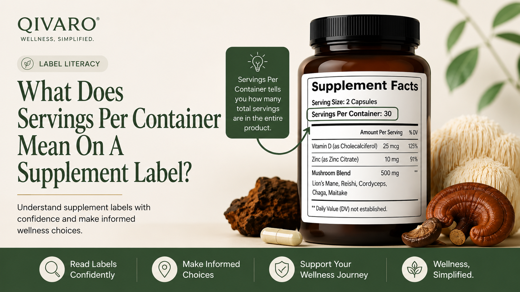 What Does Servings Per Container Mean On A Supplement Label?