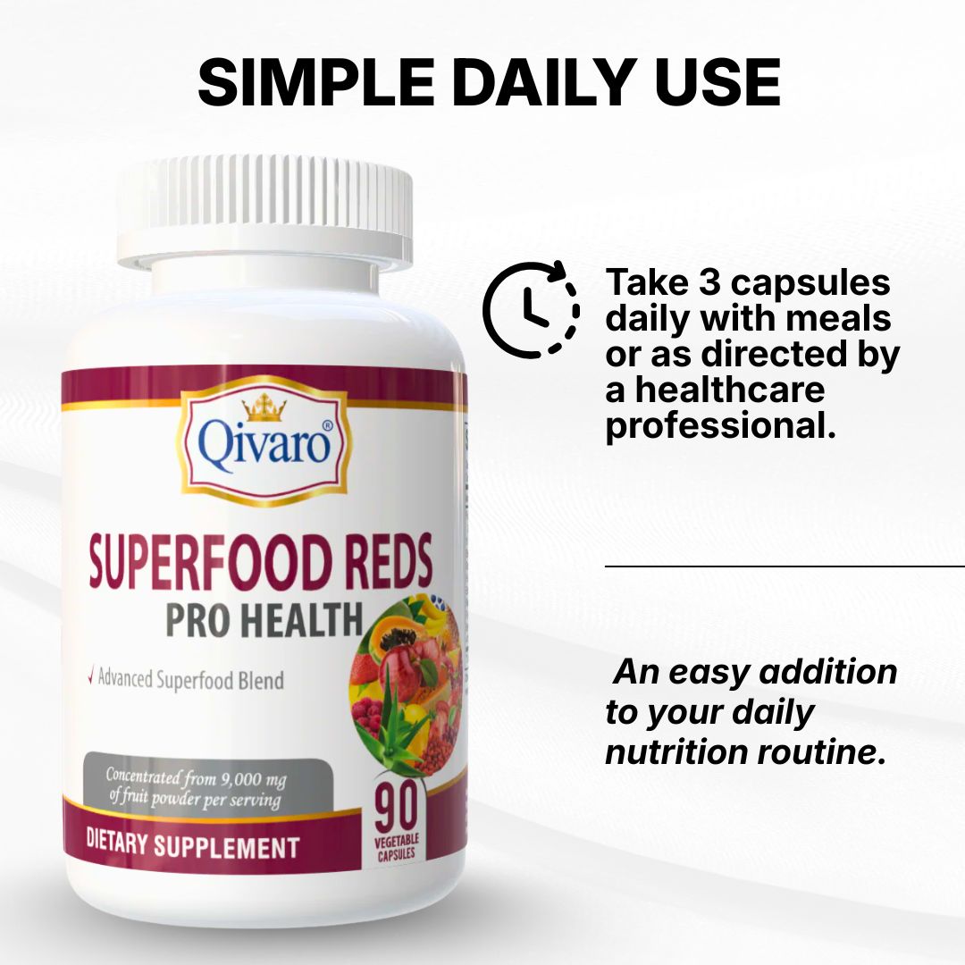 Superfood Reds Pro Health | 90 Veggie Capsules