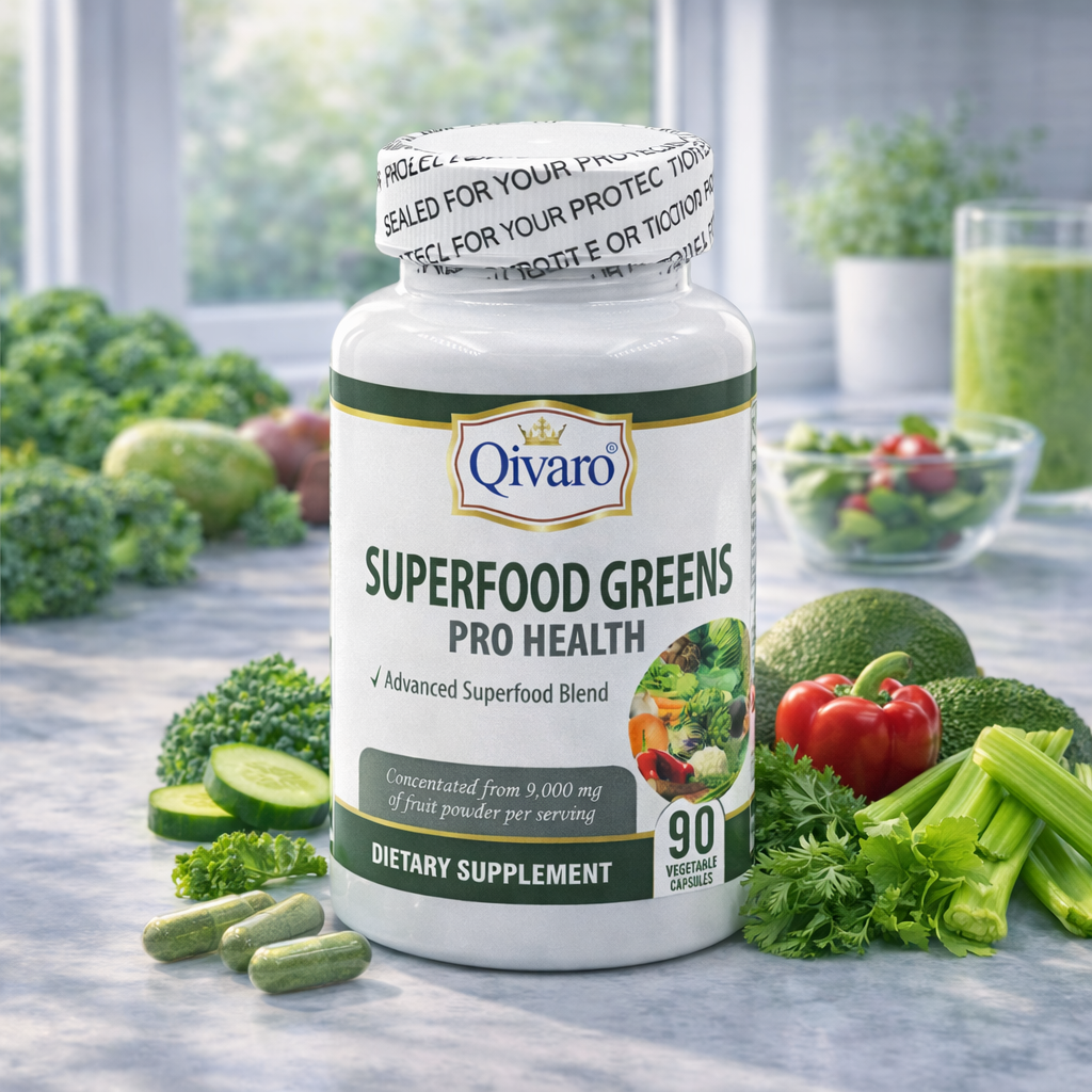 Superfood Greens Pro Health | 90 Veggie Capsules