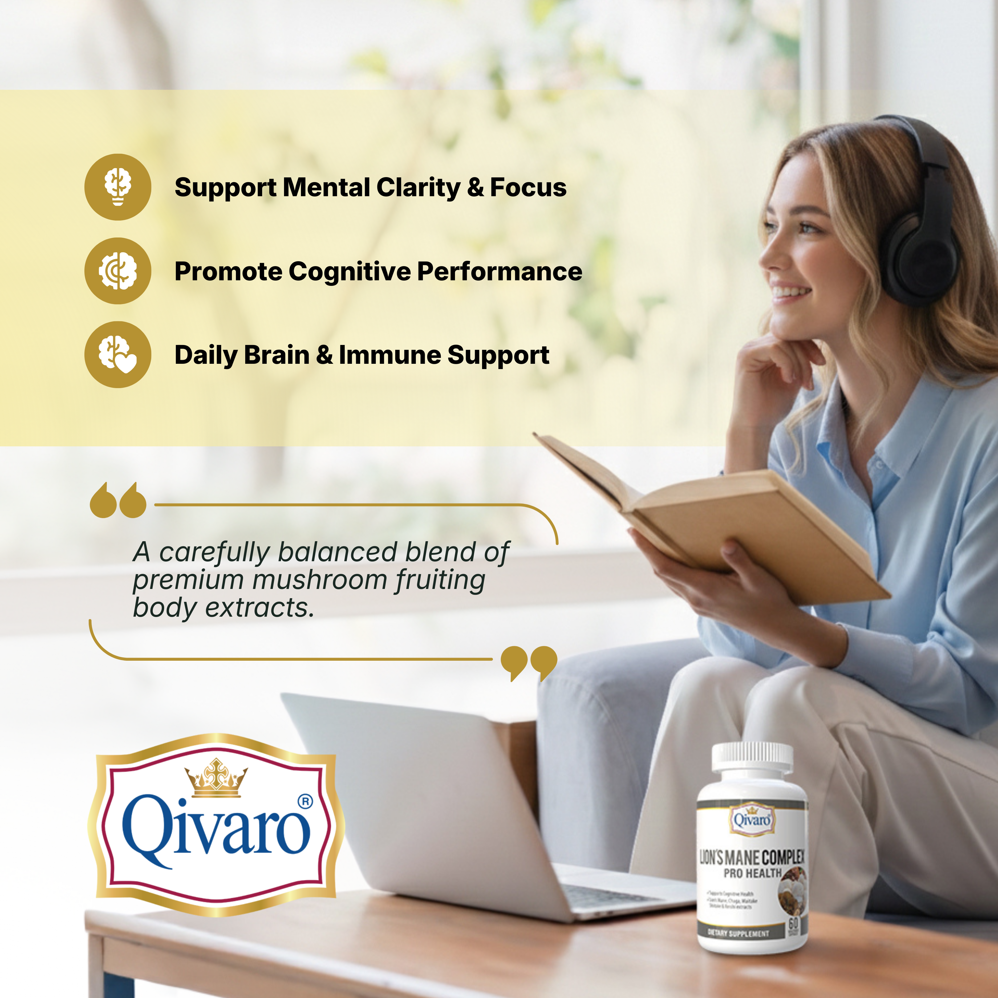 Lion's Mane Complex Pro Health | 60 Veggie Capsules