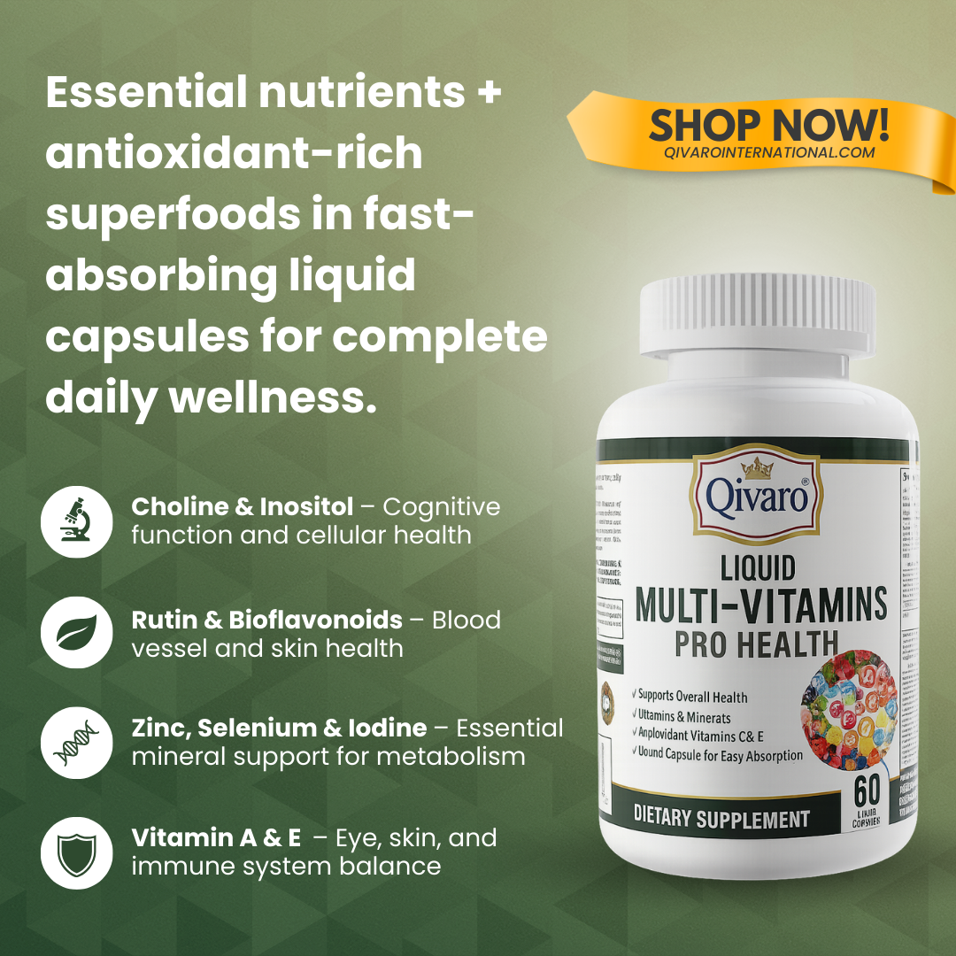 Liquid Multi-Vitamins Pro Health | 60 Capsules